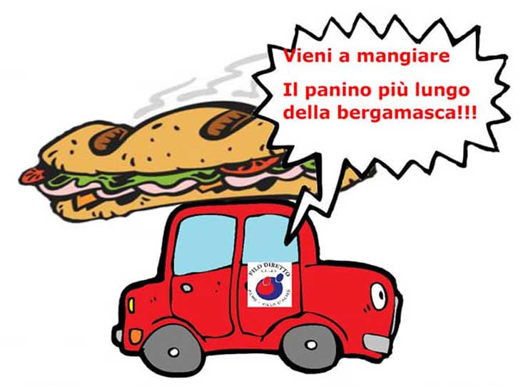 panino lungo 45 metri