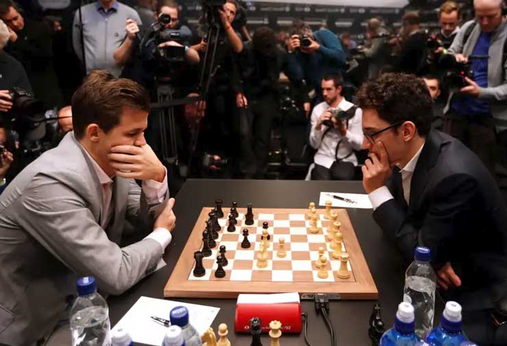 carlsen e caruana