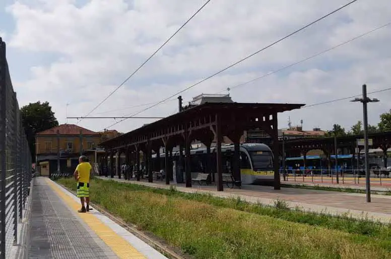 Tranvia T1. Conclusi i lavori della nuova banchina al capolinea di Bergamo
