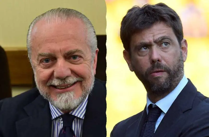 I presidenti di Juve e Napoli, due personalità agli opposti