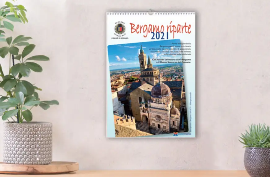 Presentato il calendario solidale “Bergamo Riparte 2021”: bellezza, condivisione, solidarietà