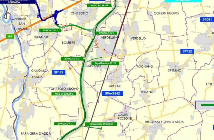 autostrada Bergamo Treviglio
