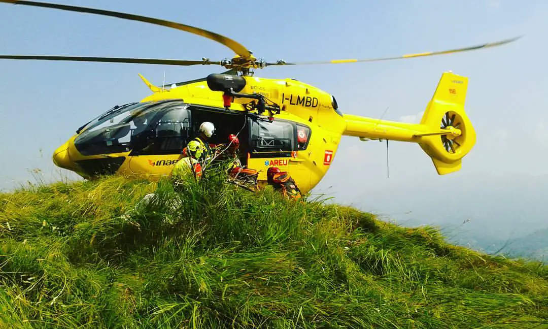 Ieri giornata di elisoccorso in Alta Valle Seriana