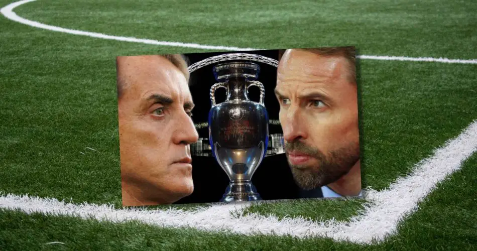 Roberto Mancini e Gareth Southgate