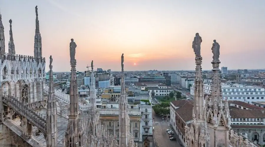 veduta di milano