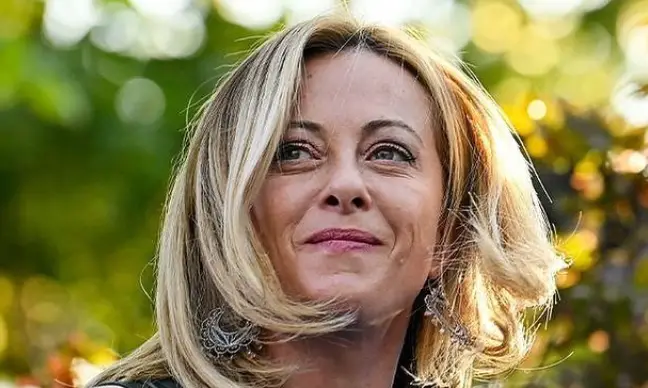 scrittura di Giorgia Meloni