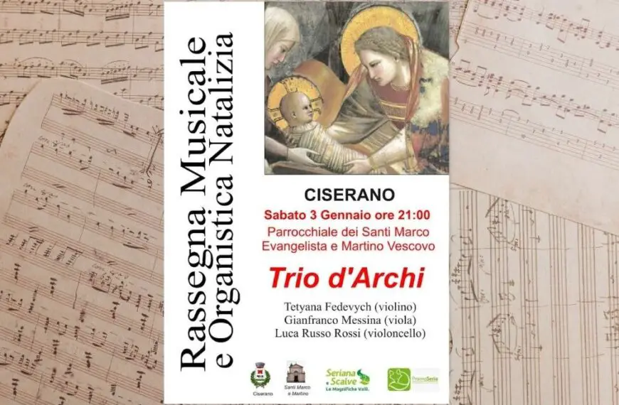 A Ciserano un concerto di musica da camera