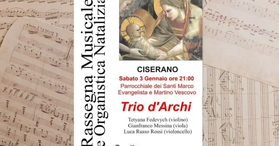 A Ciserano un concerto di musica da camera